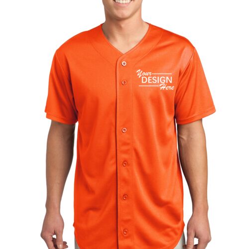 PosiCharge ® Tough Mesh Full Button Jersey Thumbnail