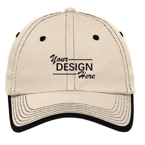 Vintage Washed Contrast Stitch Cap Thumbnail