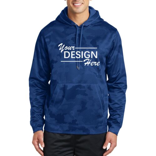 Sport Wick ® CamoHex Fleece Hooded Pullover Thumbnail