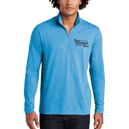 PosiCharge ® Tri Blend Wicking 1/4 Zip Pullover Thumbnail
